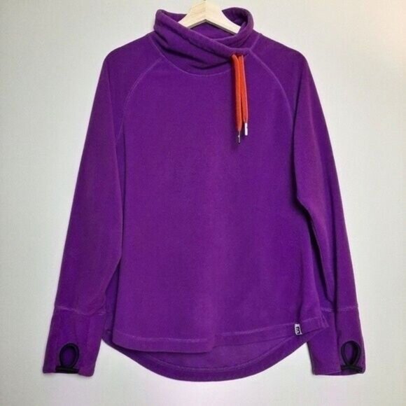 BENCH Fleece Sweatshirt High Neck Purple Youth Sz XL - Picture 2 of 10